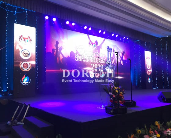 Digital stage Background